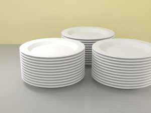 Ceramics Dishes 3D Model