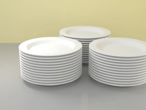 Ceramics Dishes 3D Model