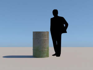 Metal Rust Barrel 3D Model
