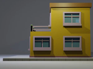 Low Poly Building 13 3D Model