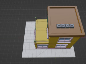 Low Poly Building 13 Model 3D