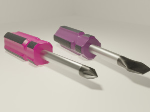 Screwdrivers 01 3D Model