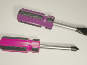 Screwdrivers 01 3D Model