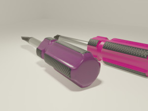 Screwdrivers 01 3D Model