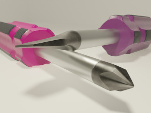 Screwdrivers 01 3D Model