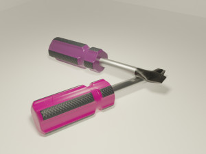 Screwdrivers 01 3D Model