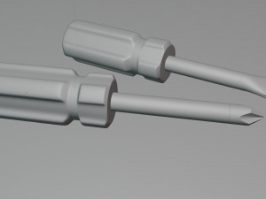 Screwdrivers 01 3D Model