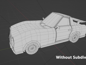 Low Poly Car 02 3D Model