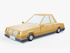 Low Poly Car 03 3D Model