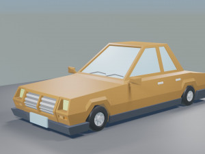 Low Poly Car 03 3D Модель