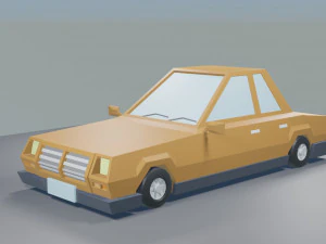 Low Poly Car 03 3D Model