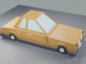 Low Poly Car 03 3D Model
