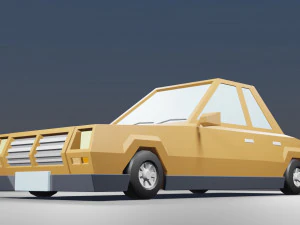 Low Poly Car 03 3D Model