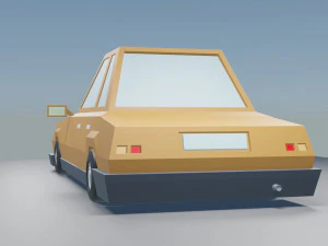 Low Poly Car 03 3D Model