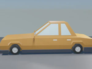 Low Poly Car 03 3D Model