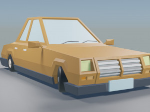 Low Poly Car 03 3D Модель