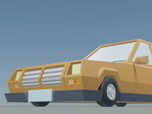 Low Poly Car 03 3D Model