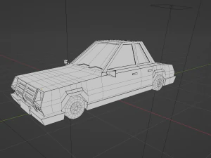 Low Poly Car 03 3D Model