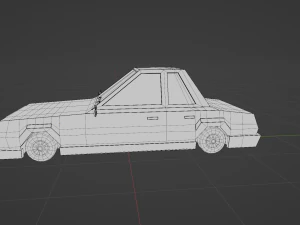 Low Poly Car 03 3D Model