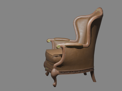 Vintage Armchair Modèle 3D