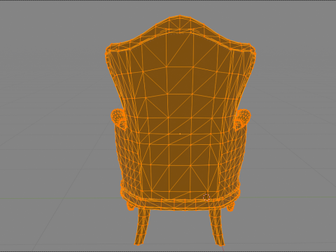 Vintage Armchair Modèle 3D