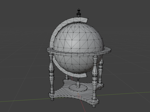 Vintage Globe 3Dモデル