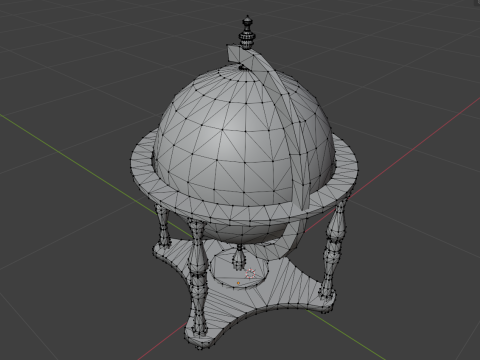 Vintage Globe 3Dモデル
