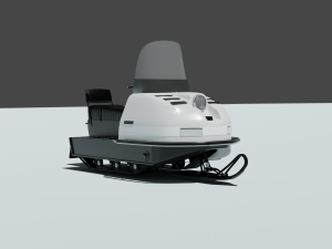 Snowmobile Buran 3D 모델