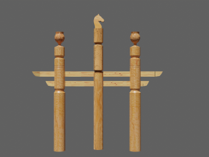 Yakut hitching post serge 3Dモデル