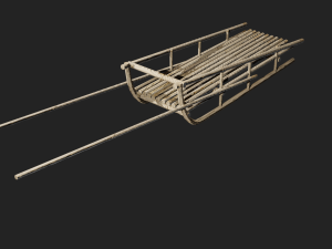 Horse sleigh 3D Модель