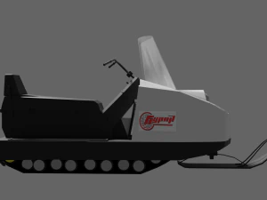 Snowmobile Buran A 3D Model