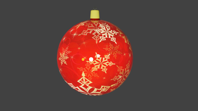 Christmas tree decoration toy 3D Model .c4d .max .obj .3ds .fbx .stl .blend 