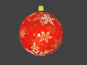 Christmas tree decoration toy 3D 模型