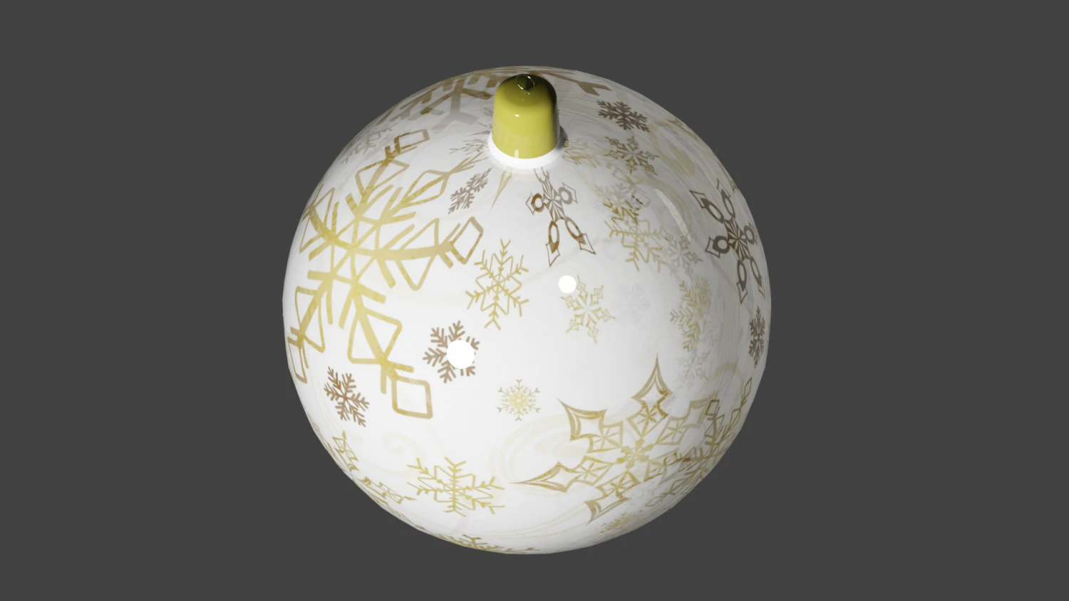 Christmas tree decoration toy white 3D Model .c4d .max .obj .3ds .fbx .stl .blend 