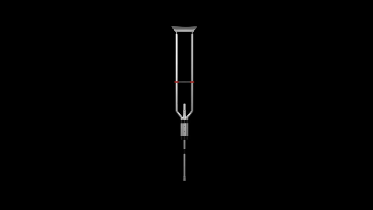 Crutch 3D Model .c4d .max .obj .3ds .fbx .stl .blend 