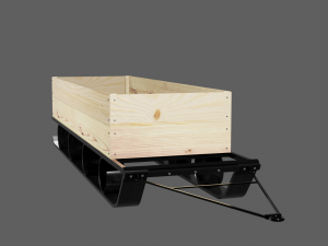 Cargo sled for snowmobile 3D Model