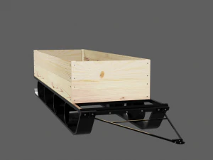 Slitta da carico per motoslitta Modello 3D