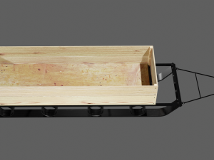 Cargo sled for snowmobile 3D Model