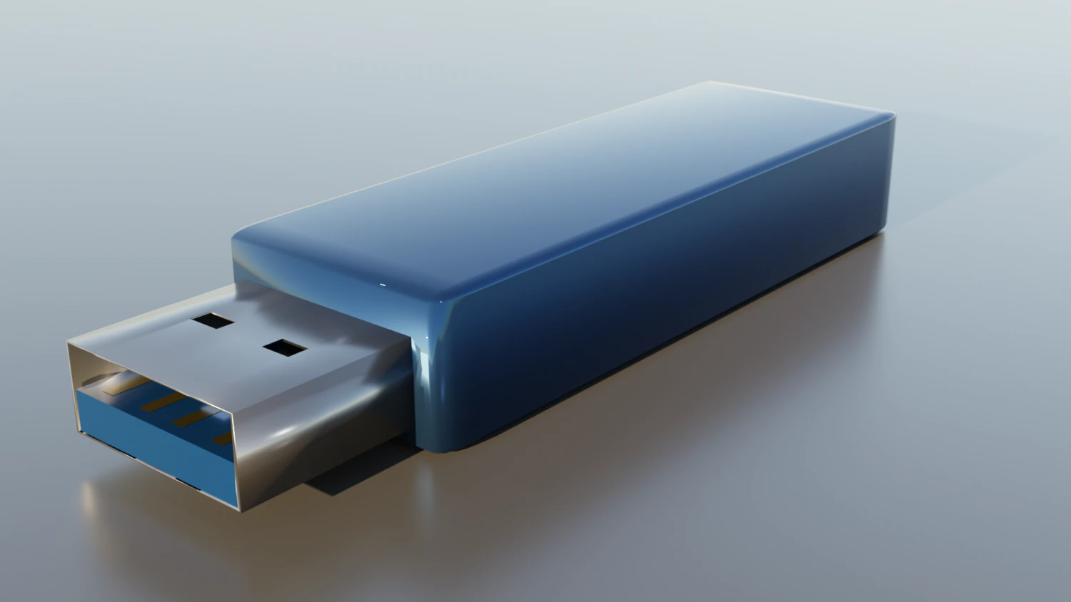Flash drive 3D Model .c4d .max .obj .3ds .fbx .stl .blend 