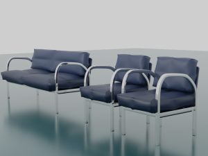 Furniture set Model 3D
