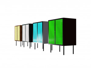 Set of cabinets Modello 3D