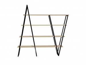 Shelving In A Stylish Loft 3Dモデル