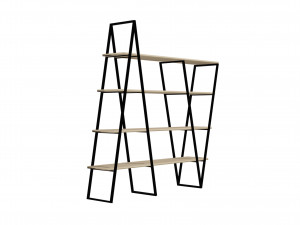 Shelving In A Stylish Loft Modelo 3D