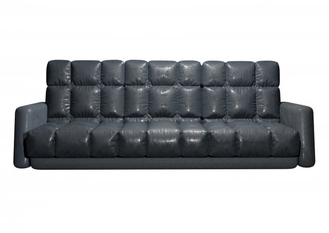 Leather sofa Model 3D .c4d .max .obj .3ds .fbx .stl .blend 