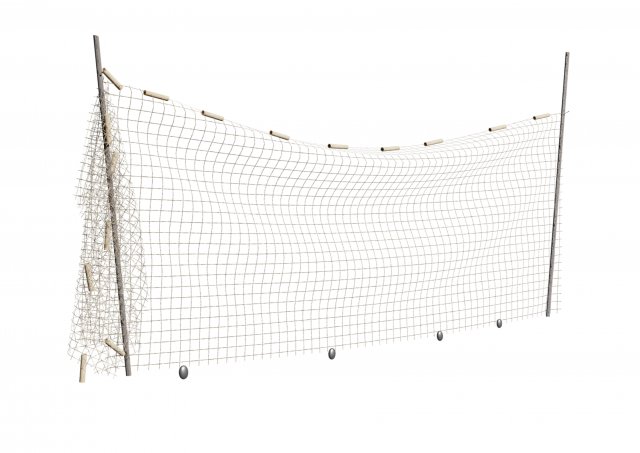 漁網 3Dモデル .c4d .max .obj .3ds .fbx .stl .blend 