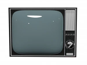 Old soviet retro tv 3D Model