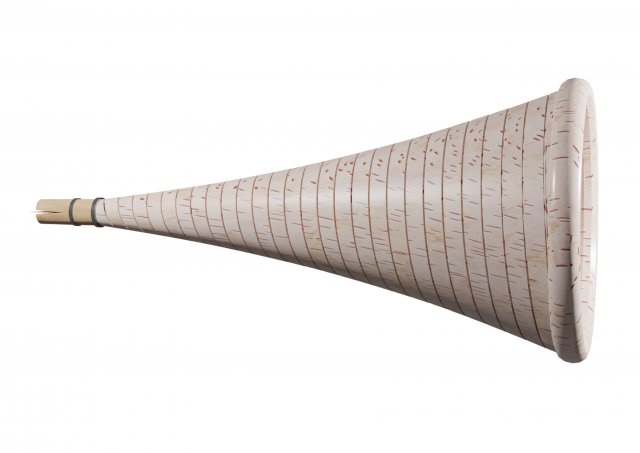 Waba elk decoy made from birch bark Modelo 3D .c4d .max .obj .3ds .fbx .stl .blend 