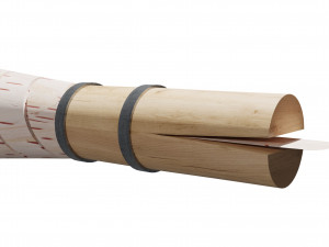 Waba elk decoy made from birch bark Modelo 3D