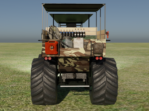 Homemade all-terrain vehicle karakat Modelo 3D