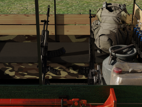 Homemade all-terrain vehicle karakat Modelo 3D